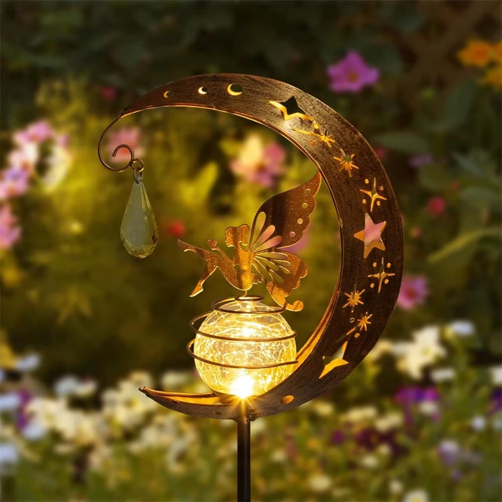 abaec0602598aada595e9c4861587cd6-5.png Fairy Outdoor Decor Solar Watering Can Lights Metal Kettle Lantern Outdoor Path Lights Garden Lamp for Lawn Walkway Yard Decor - Image 1