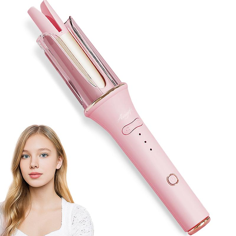 cfa4441ce9f7eef4c06bc5f75c8007ba-5.png AISGIFT Automatic Hair Curling Iron,Rotating Hair Curler for Home, Negative Ion Automatic Hair Curl Wand, with 3 Modes Temperatures for Women Hairstyles, Valentine'S Day Gift, Automatic Hair Curler, Hair Products - Image 1