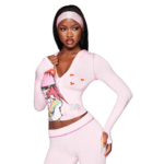 FAFI BLARE HOODIE - BABY PINK