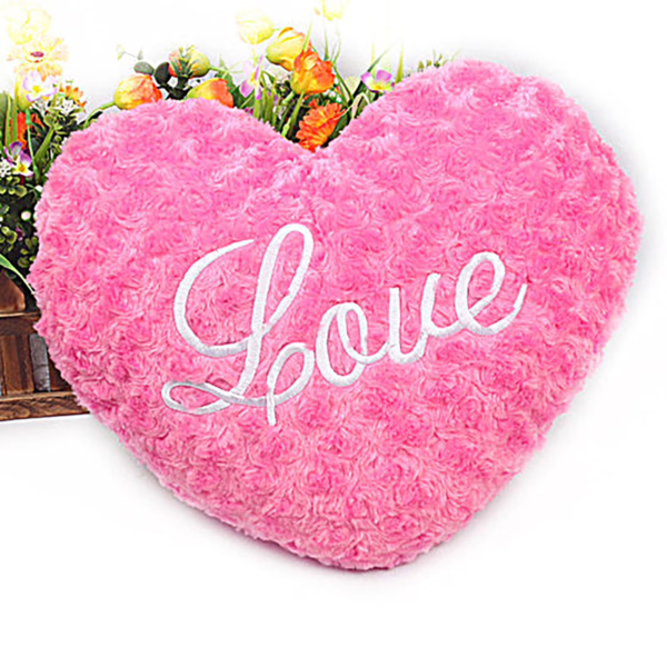 Fluffy Heart Shaped Throw Pillow, Love Heart Pillow Couple Cushion Pillow Heart-Shaped Pillow Love Pillow Valentine'S Day Decorative Gift