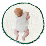 Handmade Crocheted Blanket Breathable Hand Knitted Rose Blanket Wear Resist Soft Knitting Throw Blankets for Friend Gift