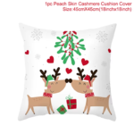 45Cm Christmas Cushion Cover Navidad Merry Christmas Decorations for Home 2025 Xmas Noel Cristmas Ornaments New Year Gifts 2026