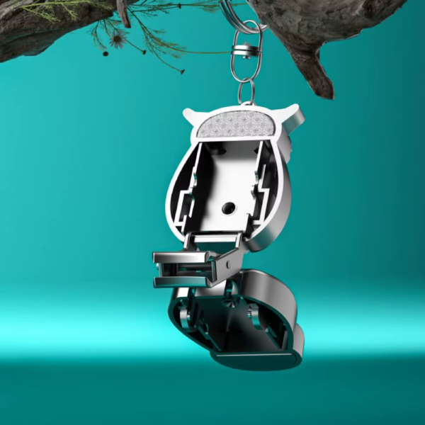 Creative Owl Shape Nail Clipper Folding Portable Mini Nail Clippers Stainless Steel Nail Clippers Keychain