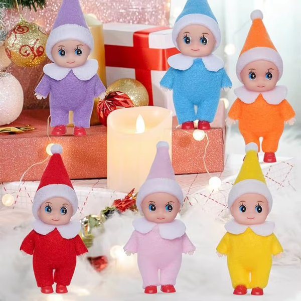 Colorful Christmas Baby Elf Doll - Christmas Baby Boy & Girl Little Elf Dolls Xmas Decorations Kids Toys Pregnant Mother’S Gift