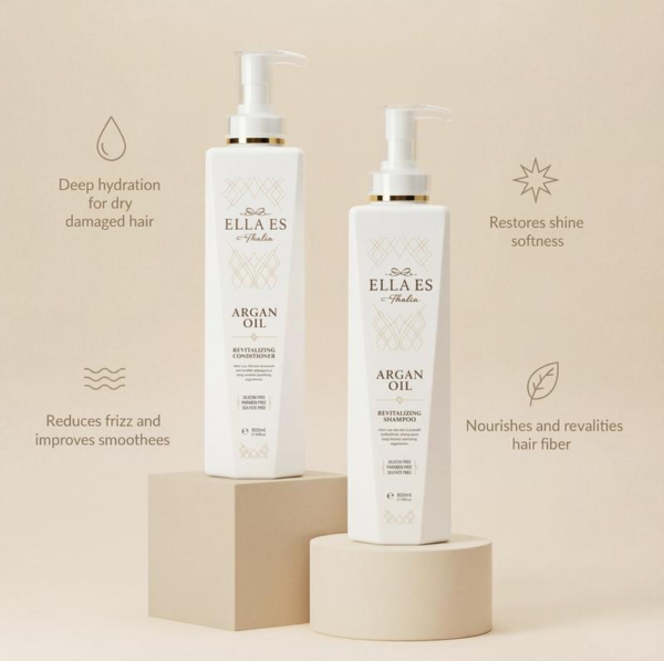Ella Es Thalia - Argan Oil Revitalizing Shampoo & Conditioner