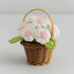 Crochet Flower Cute Finished Woven Sunflowers Potted Hand-Knitted Sunflowers Table Home Decor Wedding Ornament Friends Gift