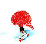 3D Heart Tree Pop up Card, Gift for Birthday, Love, Anniversary, Valentines Day,