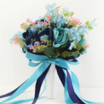 Bride Wedding Bouquet Bridesmaid Holding Bouquet Wedding Supplies Artificial Silk Rose Peony Pink Flower Table Decoration