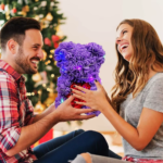 28Cm Artificial Teddy Rose Multicolors Romantic Valentines Day Gift Flower Bear with LED Strip Girlfriend Women Anniversary Bear