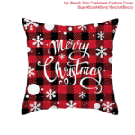 45Cm Christmas Cushion Cover Navidad Merry Christmas Decorations for Home 2025 Xmas Noel Cristmas Ornaments New Year Gifts 2026