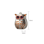 Creative Owl Shape Nail Clipper Folding Portable Mini Nail Clippers Stainless Steel Nail Clippers Keychain