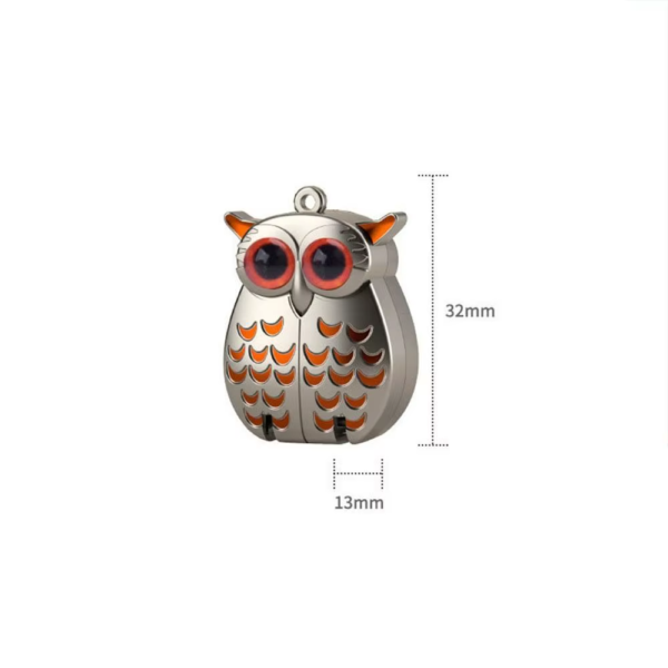 Creative Owl Shape Nail Clipper Folding Portable Mini Nail Clippers Stainless Steel Nail Clippers Keychain