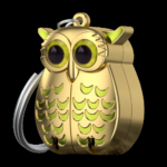 Creative Owl Shape Nail Clipper Folding Portable Mini Nail Clippers Stainless Steel Nail Clippers Keychain