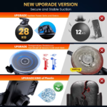 Car Phone Holder Super Stable Car Phone Mount for Car Dashboard/Windscreen/Air Vent Compatible with All Mobile Phone