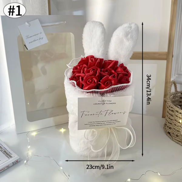 Crochet Bouquet Hand-Knitted Sunflower Creative Finished Artificial Fruit Flower Mother'S Day Birthday Gifts Wedding Home Decor