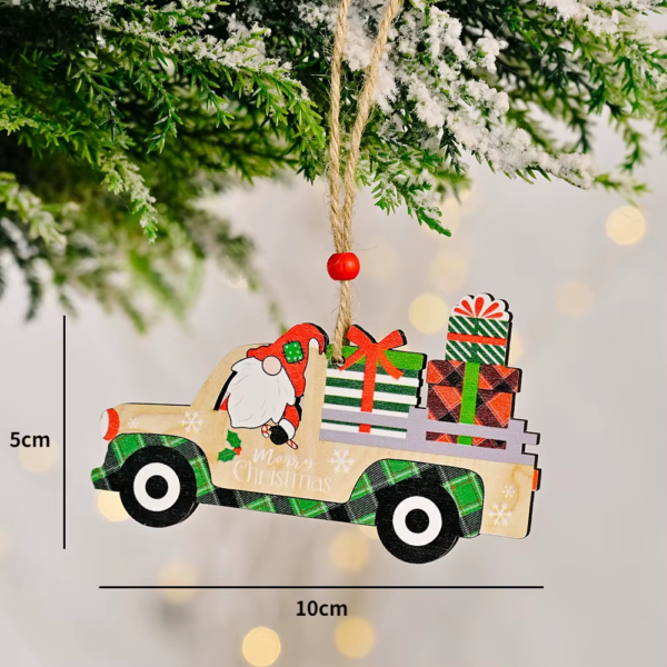 Merry Christmas Gnome Wooden Pendant Christmas Decorations for Home 2022 Cristmas Ornament Xmas Navidad Happy New Year 2023