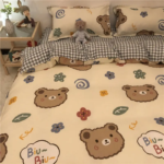 Cute Cartoon Bedding Set Kids Adult Favorite Duvet Cover Pillowcase Bed Sheet Single Full Size Queen Girls Boys Bed Linens