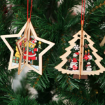 Merry Christmas Gnome Wooden Pendant Christmas Decorations for Home 2022 Cristmas Ornament Xmas Navidad Happy New Year 2023