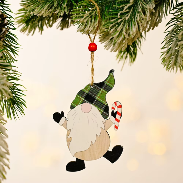 Merry Christmas Gnome Wooden Pendant Christmas Decorations for Home 2022 Cristmas Ornament Xmas Navidad Happy New Year 2023