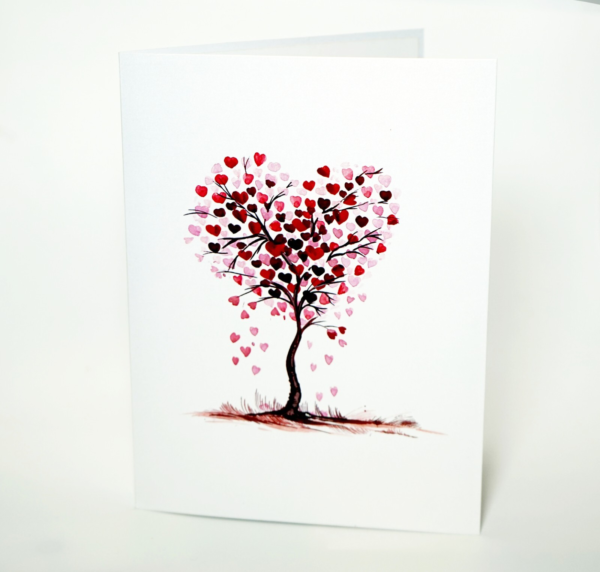 3D Heart Tree Pop up Card, Gift for Birthday, Love, Anniversary, Valentines Day,