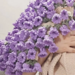 43In Crochet Bouquet of Flowers, DIY Handmade Rose Blanket, Rose Bouquet Blanket Handmade, Flower Bouquet Throw Blanket