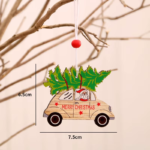 Merry Christmas Gnome Wooden Pendant Christmas Decorations for Home 2022 Cristmas Ornament Xmas Navidad Happy New Year 2023