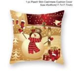 45Cm Christmas Cushion Cover Navidad Merry Christmas Decorations for Home 2025 Xmas Noel Cristmas Ornaments New Year Gifts 2026
