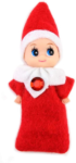 Tiny Baby Elf Doll | Christmas Miniature Elf Doll | Baby Elves Dolls Toys | Xmas Decoration Gift (Red Girl)