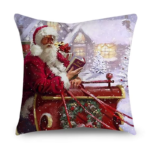 45Cm Christmas Cushion Cover Navidad Merry Christmas Decorations for Home 2025 Xmas Noel Cristmas Ornaments New Year Gifts 2026