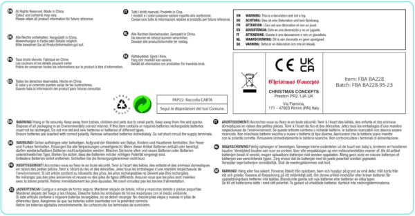 ® Pack of 6-13Cm Glitter Candy Cane Christmas Tree Decorations/Ornaments (Emerald Green)