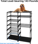 7 Tiers Shoe Rack Tall Show Racks Shoes Stand for Bedroom Shelves for Shoes Garage Shoe Rack Organizer Sturdy Shoe Rack Heavy Duty for Closet Entryway Door