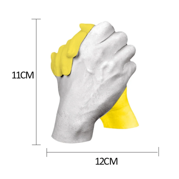 Hand Casting Kit - Unique Couples Gifts for Christmas, Anniversaries, Bridal Showers, Weddings, Engagements, Grandma - Mold Kit for Her, Him,Keepsake Sculpture Wedding Kids