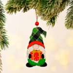 Merry Christmas Gnome Wooden Pendant Christmas Decorations for Home 2022 Cristmas Ornament Xmas Navidad Happy New Year 2023