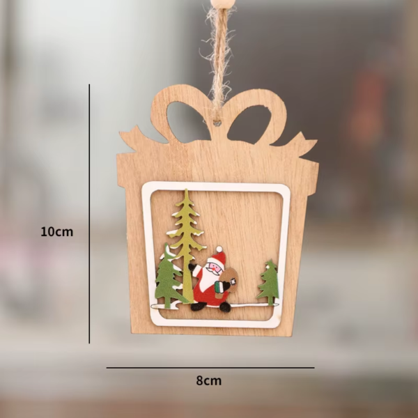 Merry Christmas Gnome Wooden Pendant Christmas Decorations for Home 2022 Cristmas Ornament Xmas Navidad Happy New Year 2023