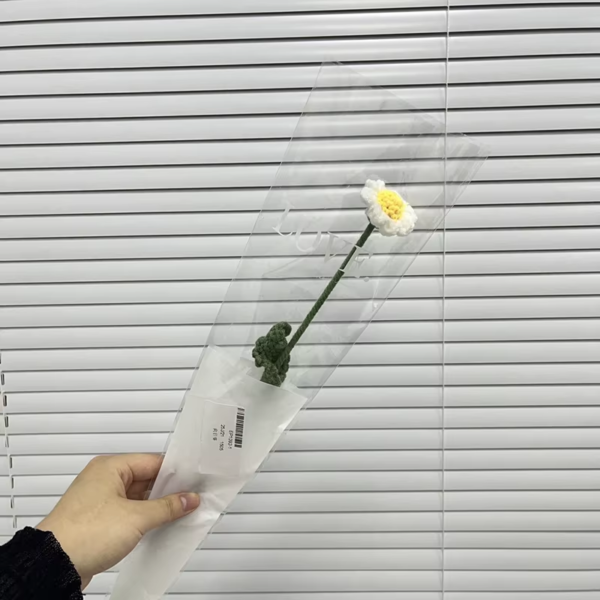 Hand-Knitted Sunflower Crochet Flowers Finished Crochet Flowers Bouquet Handmade Sunflower Bouquet Party Decor Festival Gift