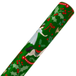 Green Nutcracker Christmas Wrapping Paper, 160 Sq Ft, by
