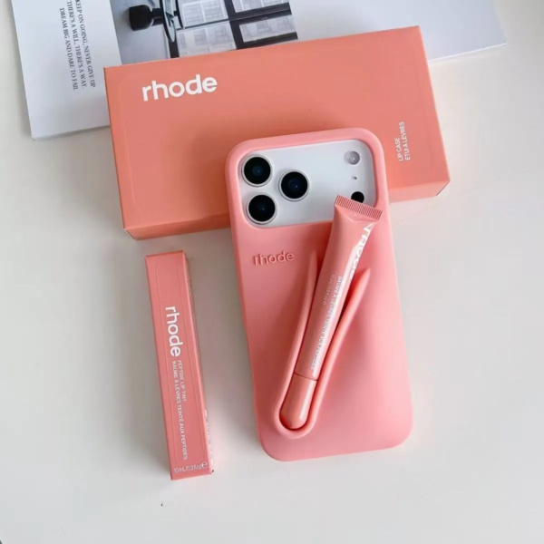 17 Pro Max Phone Case Designer Portable Case Lip Gloss Lipstick Lip Balm Make-Up Silicone Phone Case for Iphone 17 16 15 14 13 Promax Cover Silicone Soft Iphone Case 2026