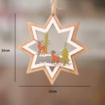 Merry Christmas Gnome Wooden Pendant Christmas Decorations for Home 2022 Cristmas Ornament Xmas Navidad Happy New Year 2023