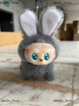 Labubu Plush Toy Cute Macaron Color Labubu Bag Pendant Doll Dog