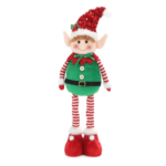 2Pcs New Christmas Products Christmas Hanging Leg Elf Telescopic Doll Ornaments Children'S Gifts Elf Doll Ornaments