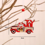 Merry Christmas Gnome Wooden Pendant Christmas Decorations for Home 2022 Cristmas Ornament Xmas Navidad Happy New Year 2023