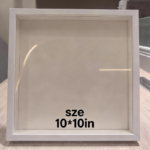 DIY Mini Museum Silhouette Box, Shadow Box Frame Kit with Gold Mini Frames & Figurines, Celebrate Your Unique Memories in Style, for Anniversary, Wedding, Birthday & Home Decor