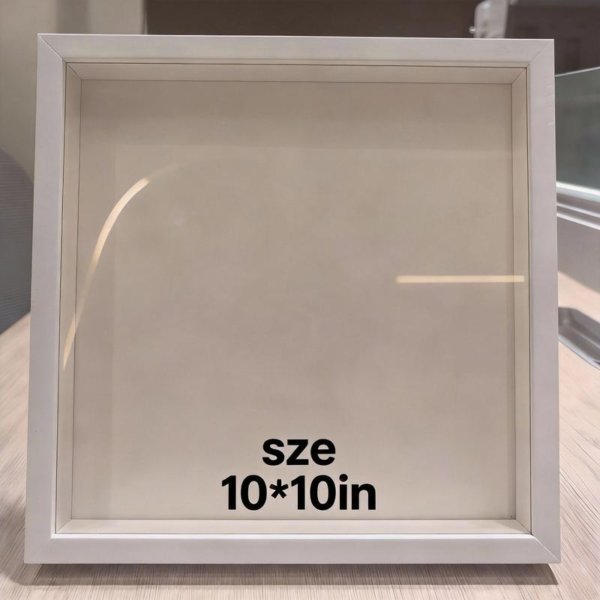 DIY Mini Museum Silhouette Box, Shadow Box Frame Kit with Gold Mini Frames & Figurines, Celebrate Your Unique Memories in Style, for Anniversary, Wedding, Birthday & Home Decor