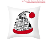 45Cm Christmas Cushion Cover Navidad Merry Christmas Decorations for Home 2025 Xmas Noel Cristmas Ornaments New Year Gifts 2026