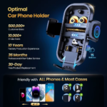 Car Phone Holder Super Stable Car Phone Mount for Car Dashboard/Windscreen/Air Vent Compatible with All Mobile Phone