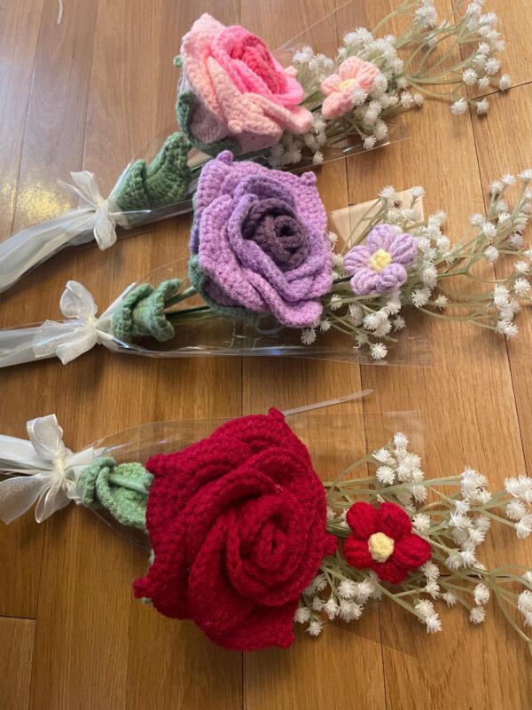 Crochet Flower Bouquet Gift Party Wedding Favors for Loved Ones
